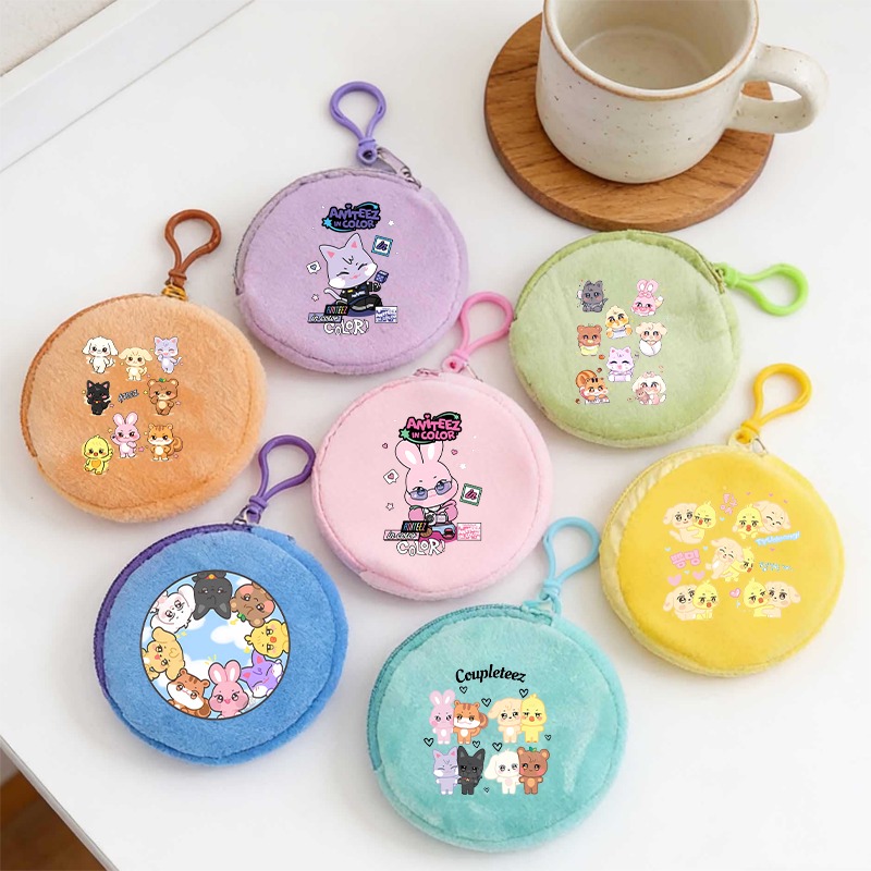 Women Bags Purses - Portmonetki Kpop ATEEZ Idol z breloczkiem,
