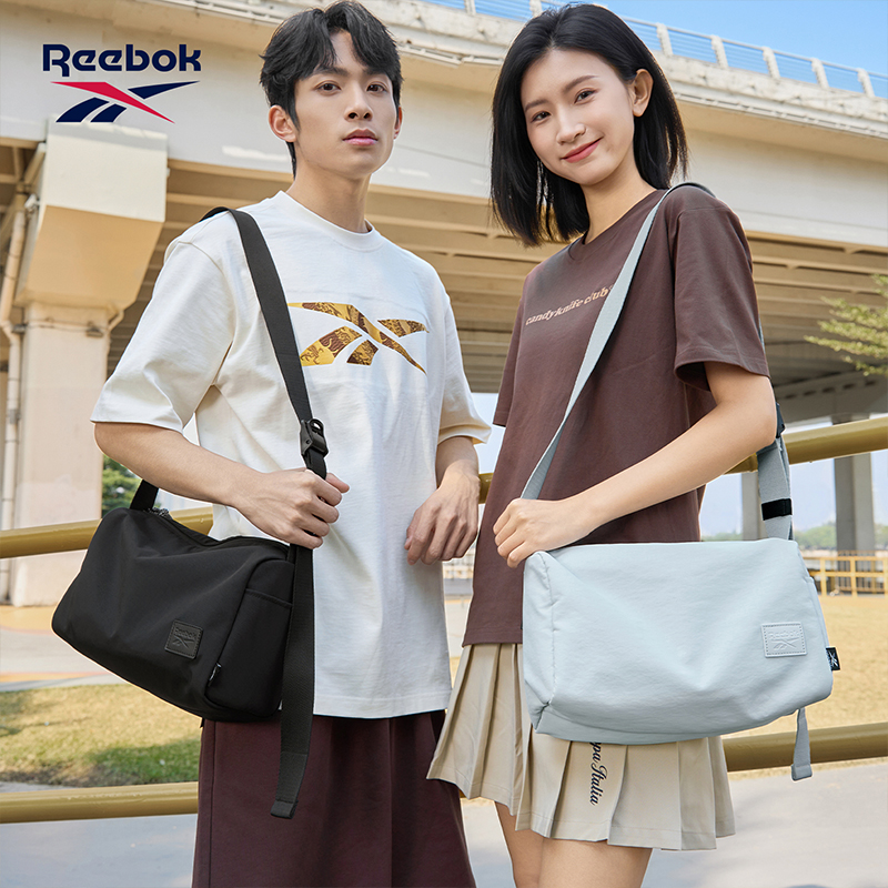 Women'S Reebok Bags - REEBOK Minimalistyczna Czarna Torba na Ramię