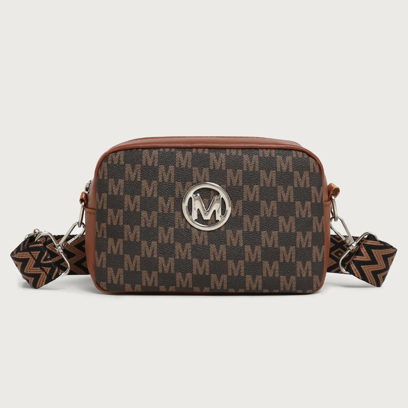 Women'S Bags At M&S - Damska torba crossbody z wzorem retro