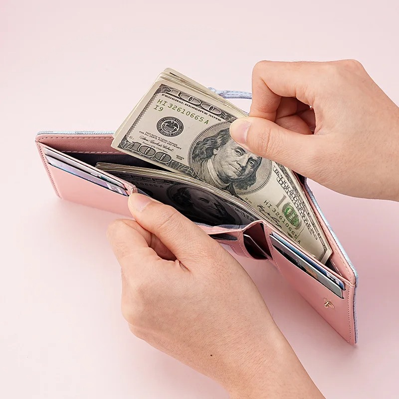 Portfel z potrójnym zamkiem bł – Women Bags Purses recenzja i cena