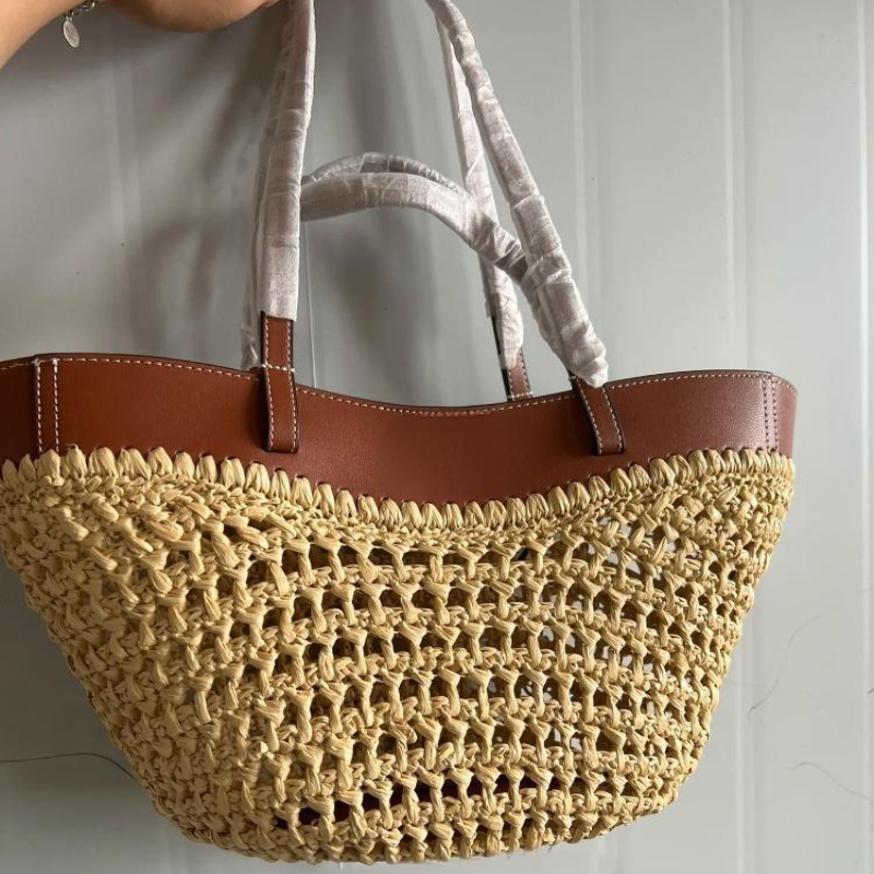 Markowa ażurowa torba plażowa  – Women'S Raffia Bags recenzja i cena