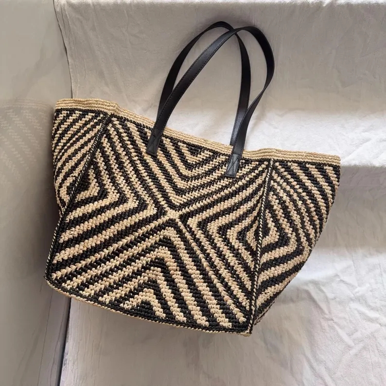 Duża, obszerna torba typu tote – Women'S Raffia Bags recenzja i cena