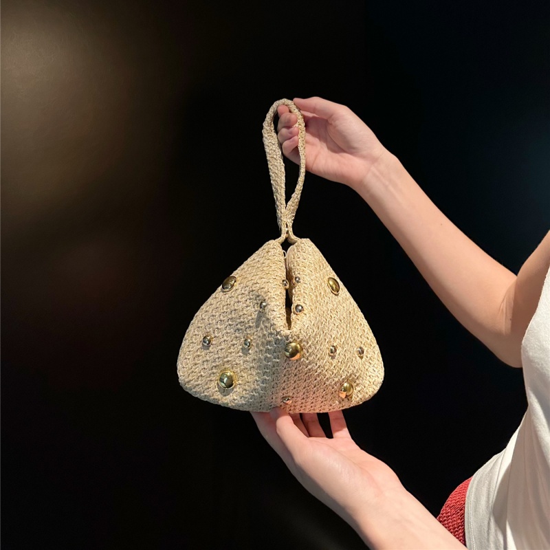 Trójkątna Tkana Torebka Kopert – Women'S Raffia Bags recenzja i cena