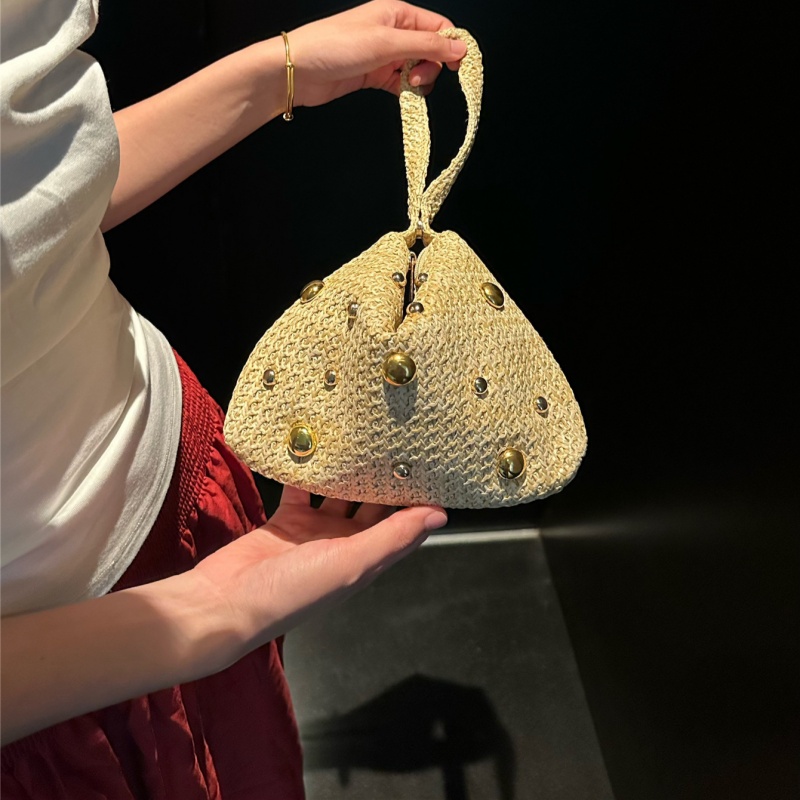 Trójkątna Tkana Torebka Kopert – Women'S Raffia Bags recenzja i cena