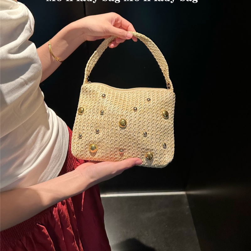 Trójkątna Tkana Torebka Kopert – Women'S Raffia Bags recenzja i cena