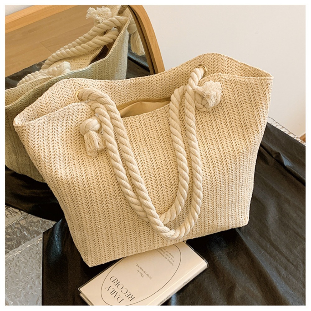 Nowa letnia torba plażowa o du – Women'S Raffia Bags recenzja i cena