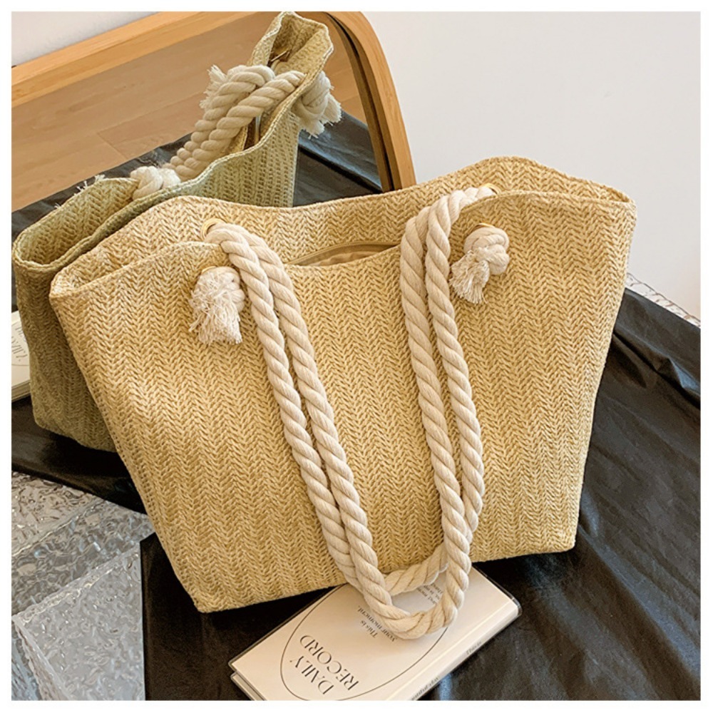 Nowa letnia torba plażowa o du – Women'S Raffia Bags recenzja i cena
