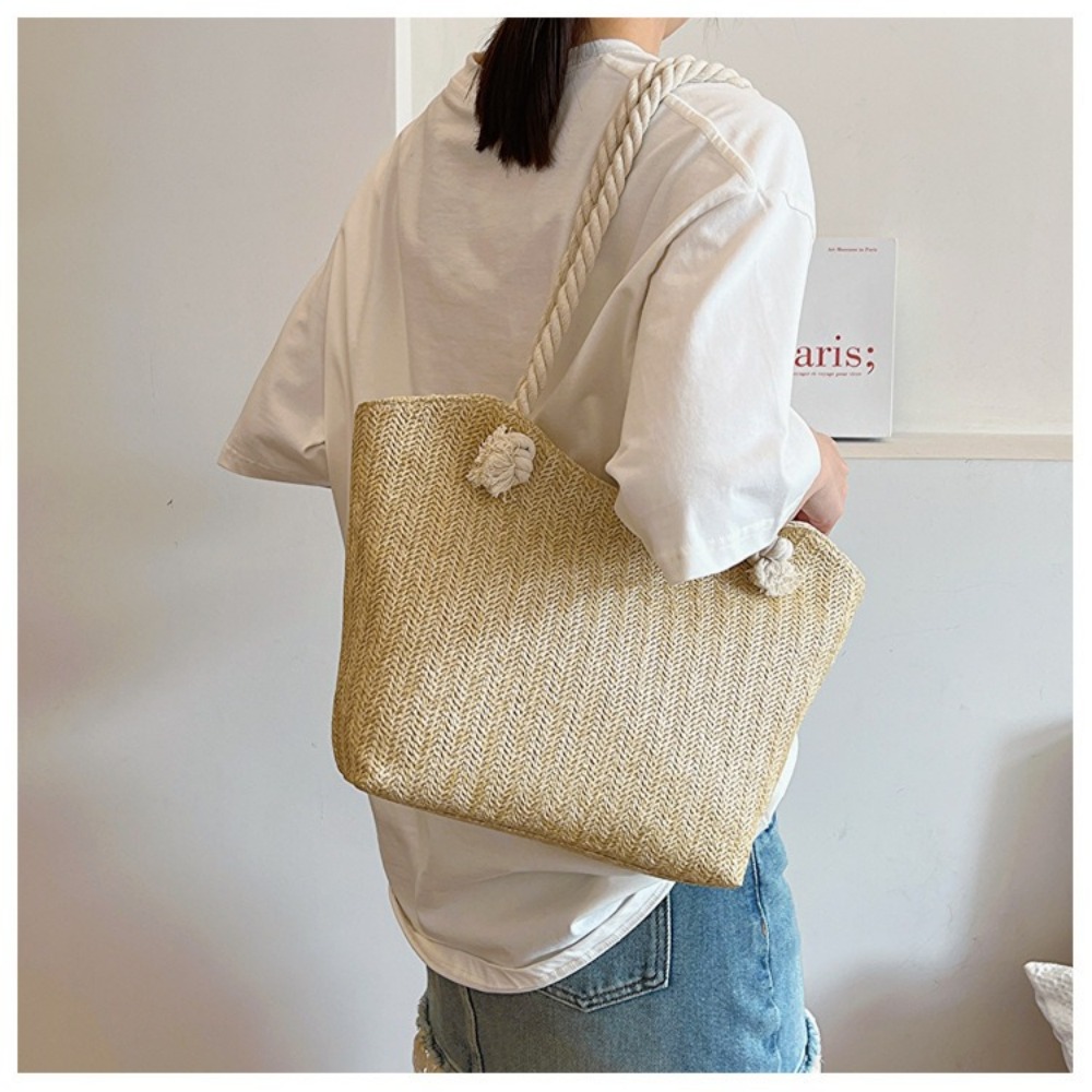 Nowa letnia torba plażowa o du – Women'S Raffia Bags recenzja i cena