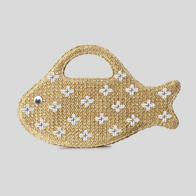 Torba z rafii, pleciona ze sło – Women'S Raffia Bags recenzja i cena