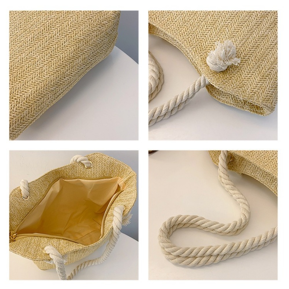 Nowa letnia torba plażowa o du – Women'S Raffia Bags recenzja i cena