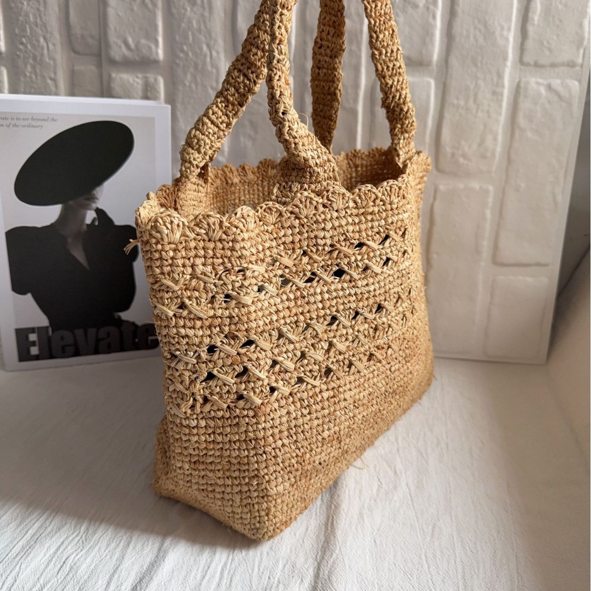 Letnia torba ze słomy rafii, a – Women'S Raffia Bags recenzja i cena
